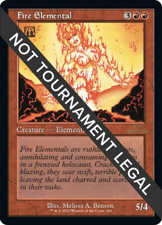 Image for Fire Elemental (Retro Frame) (441) (30th Anniversary Edition) - Magic: The Gathering