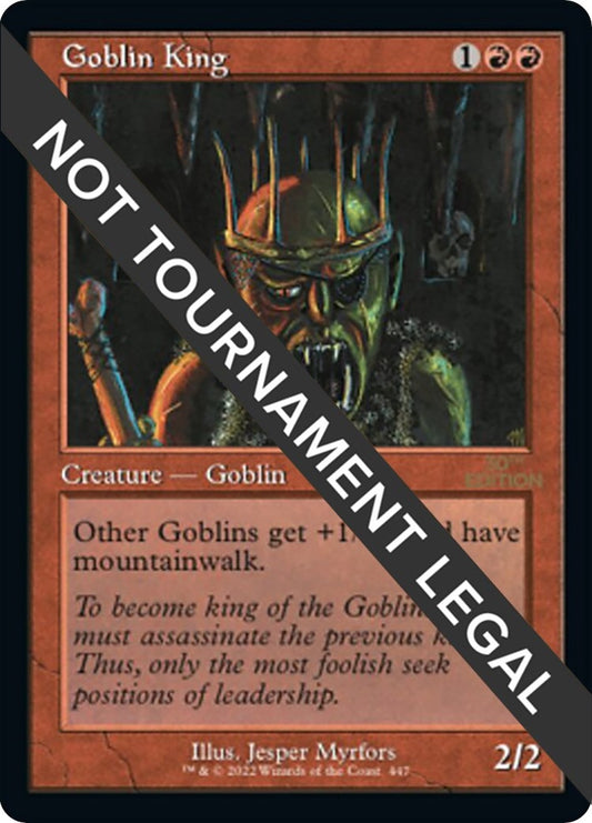 Image for Goblin King (Retro Frame) (447) (30th Anniversary Edition) - Magic: The Gathering