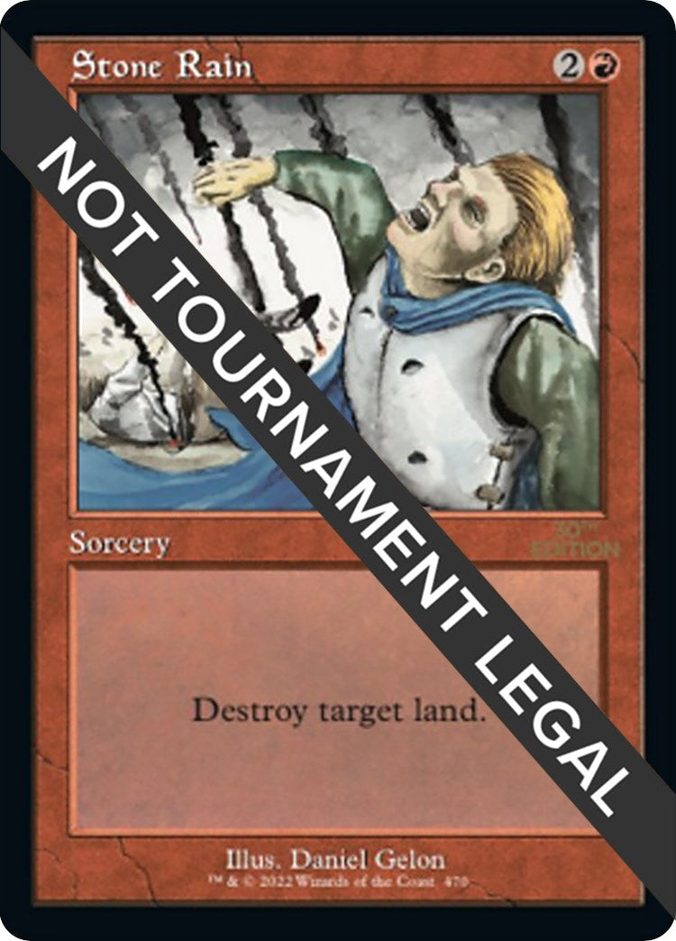 Image for Stone Rain (Retro Frame) (470) (30th Anniversary Edition) - Magic: The Gathering