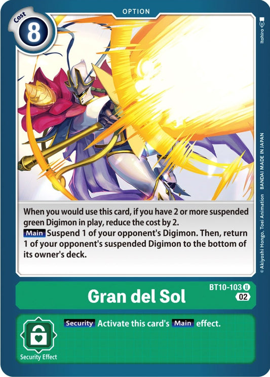 Image for Gran del Sol (BT10-103 U) (Xros Encounter) - Digimon Card Game