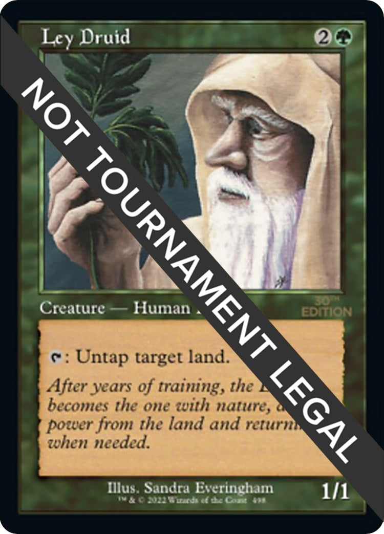 Image for Ley Druid (Retro Frame) (498) (30th Anniversary Edition) - Magic: The Gathering