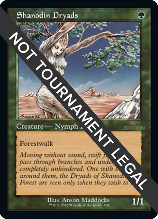 Image for Shanodin Dryads (Retro Frame) (509) (30th Anniversary Edition) - Magic: The Gathering