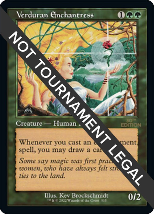 Image for Verduran Enchantress (Retro Frame) (515) (30th Anniversary Edition) - Magic: The Gathering