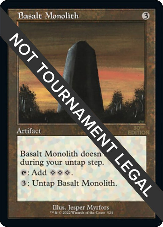 Image for Basalt Monolith (Retro Frame) (524) (30th Anniversary Edition) - Magic: The Gathering