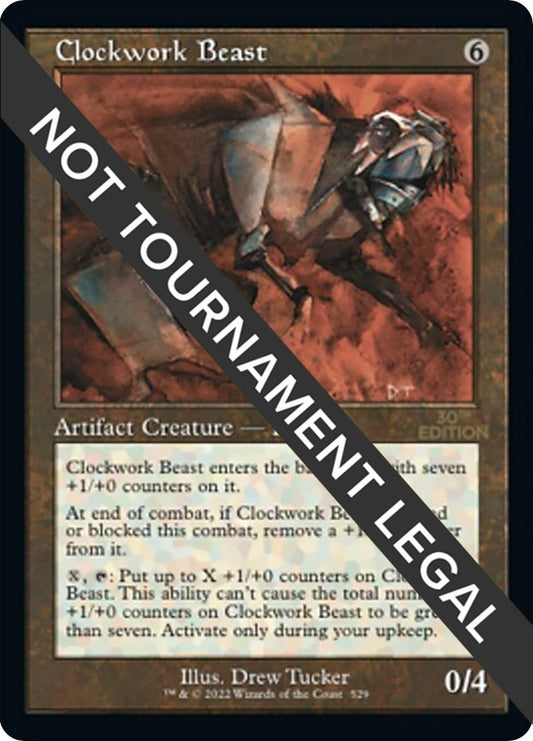 Image for Clockwork Beast (Retro Frame) (529) (30th Anniversary Edition) - Magic: The Gathering