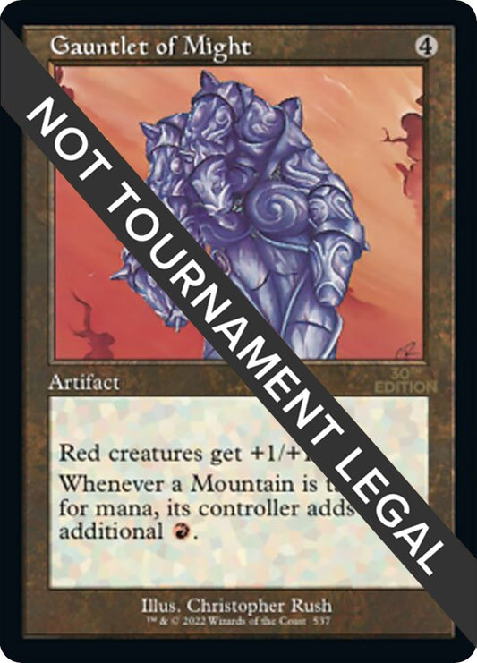 Image for Gauntlet of Might (Retro Frame) (537) (30th Anniversary Edition) - Magic: The Gathering
