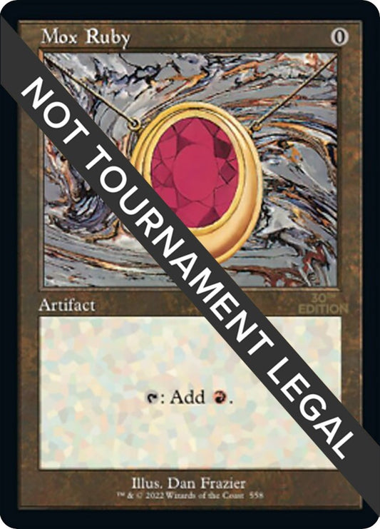 Image for Mox Ruby (Retro Frame) (558) (30th Anniversary Edition) - Magic: The Gathering