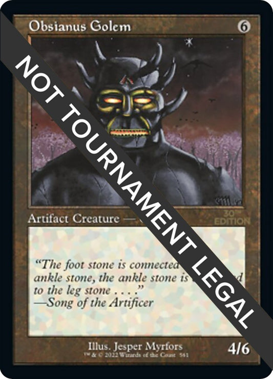 Image for Obsianus Golem (Retro Frame) (561) (30th Anniversary Edition) - Magic: The Gathering
