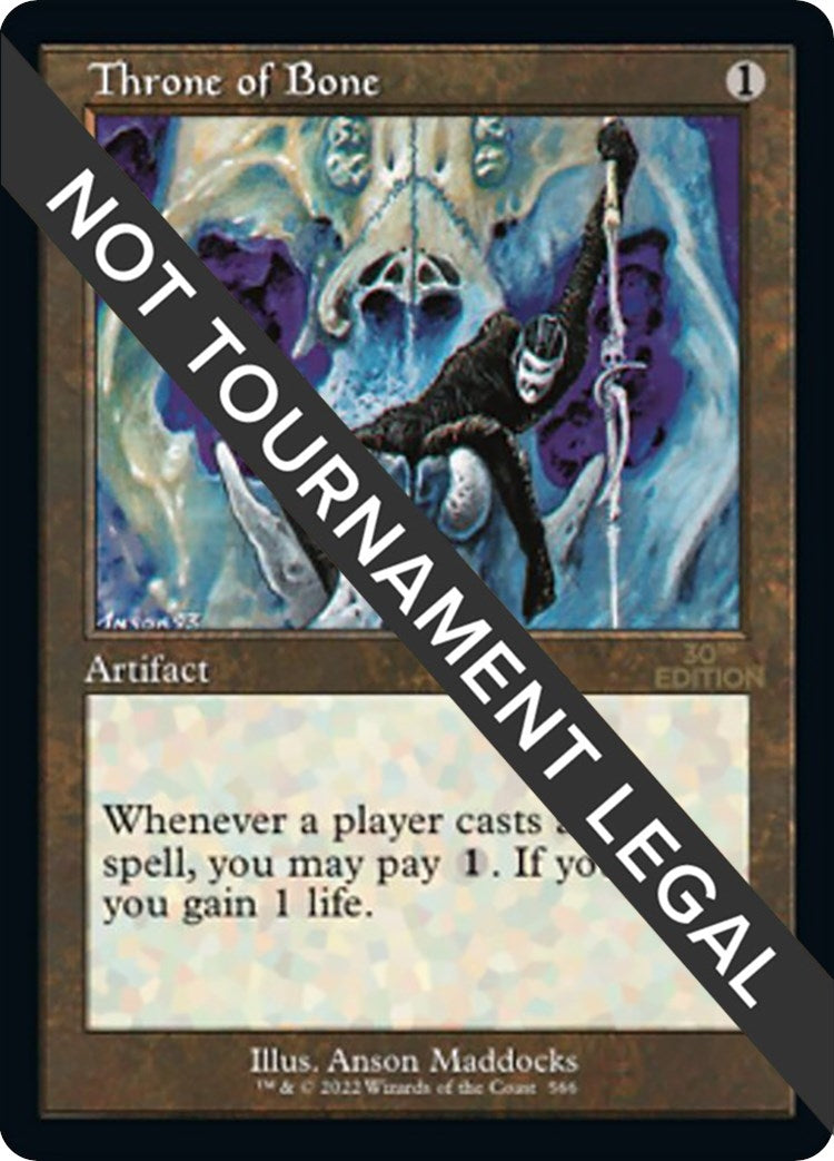 Image for Throne of Bone (Retro Frame) (566) (30th Anniversary Edition) - Magic: The Gathering