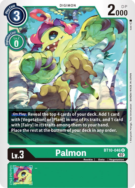 Image for Palmon (BT10-046 U) (Xros Encounter) - Digimon Card Game
