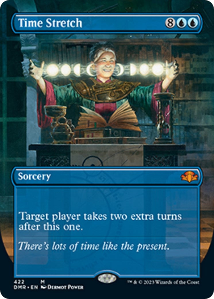 Image for Time Stretch (Borderless) (422) (Dominaria Remastered) - Magic: The Gathering