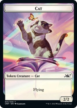 Image for Cat // Treasure (13) Double-sided Token (Unfinity) - Magic: The Gathering