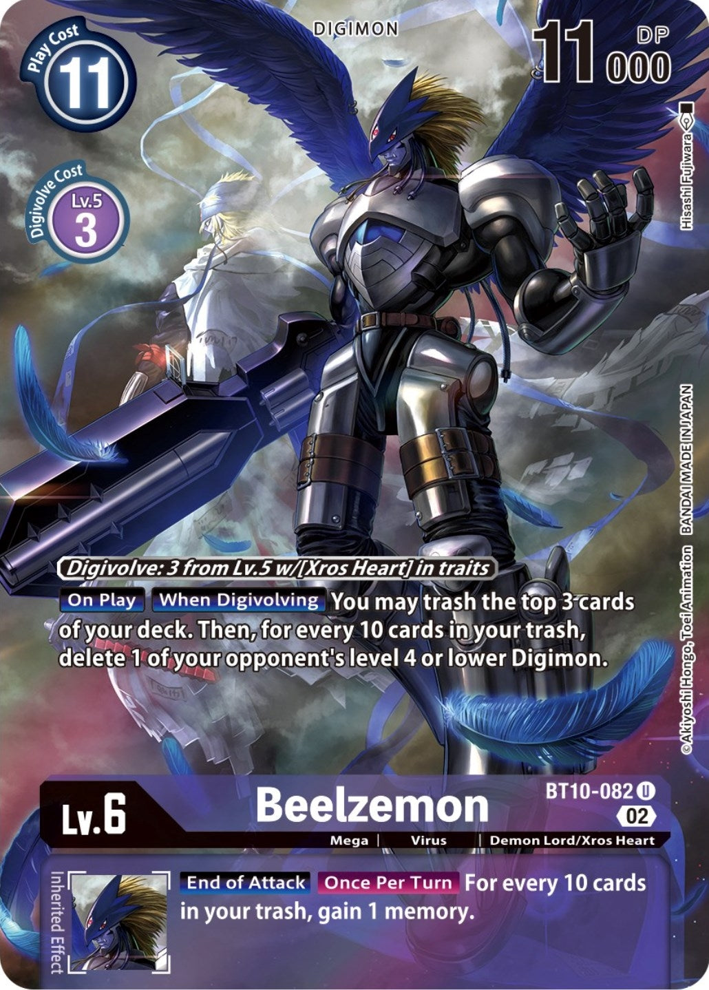 Image for Beelzemon (Alternate Art) (BT10-082 U) (Xros Encounter) - Digimon Card Game