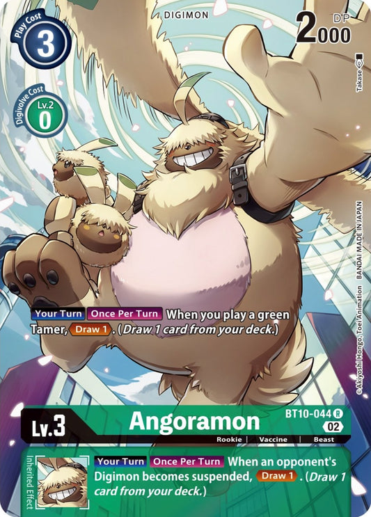 Image for Angoramon (Alternate Art) (BT10-044 R) (Xros Encounter) - Digimon Card Game