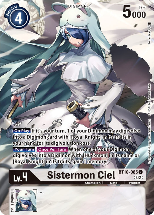 Image for Sistermon Ciel (Alternate Art) (BT10-085 R) (Xros Encounter) - Digimon Card Game
