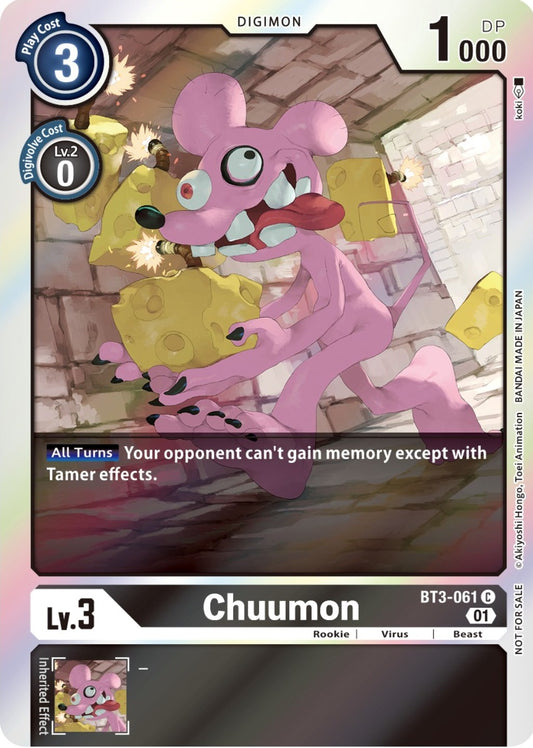 Image for Chuumon (Official Tournament Pack Vol. 7) (BT3-061 C) (Release Special Booster 1.0) - Digimon Card Game