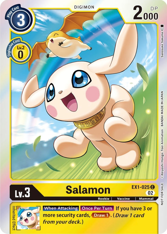 Image for Salamon (Official Tournament Pack Vol. 7) (EX1-025 C) (Classic Collection) - Digimon Card Game