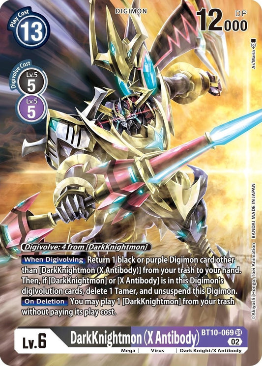 Image for DarkKnightmon (X Antibody) (Alternate Art) (BT10-069 SR) (Xros Encounter) - Digimon Card Game