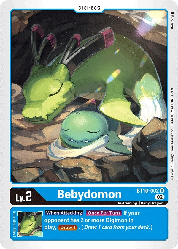 Image for Bebydomon (BT10-002 U) (Xros Encounter) - Digimon Card Game