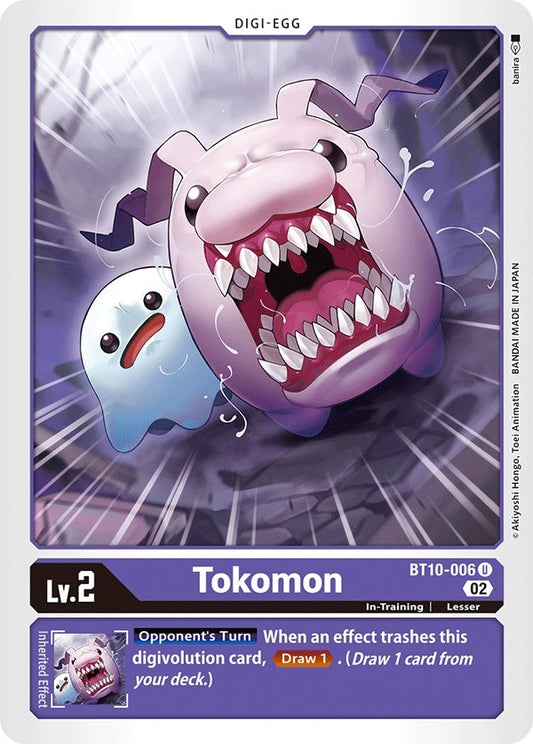 Image for Tokomon (BT10-006 U) (Xros Encounter) - Digimon Card Game