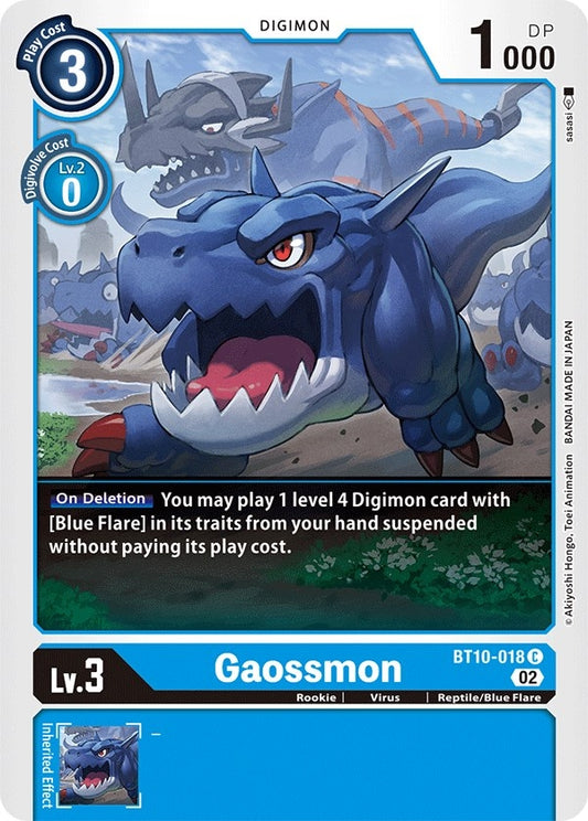 Image for Gaossmon (BT10-018 C) (Xros Encounter) - Digimon Card Game