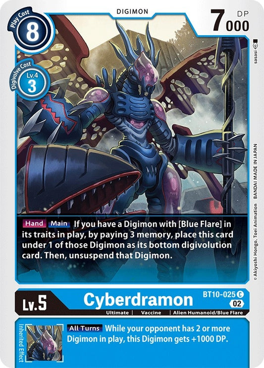 Image for Cyberdramon (BT10-025 C) (Xros Encounter) - Digimon Card Game