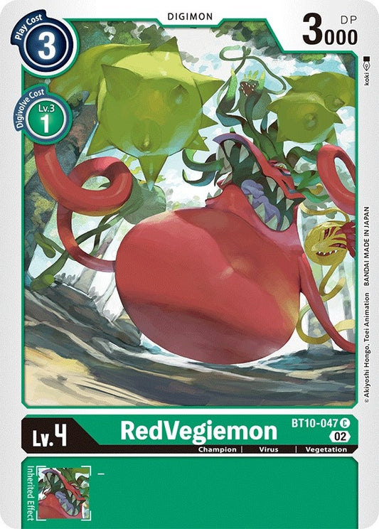 Image for RedVegiemon (BT10-047 C) (Xros Encounter) - Digimon Card Game