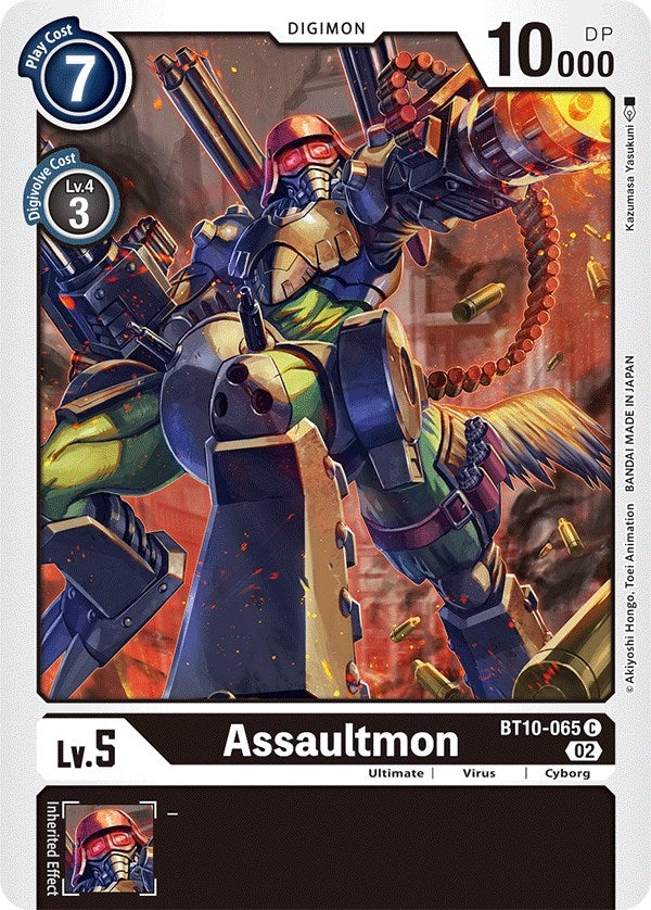 Image for Assaultmon (BT10-065 C) (Xros Encounter) - Digimon Card Game