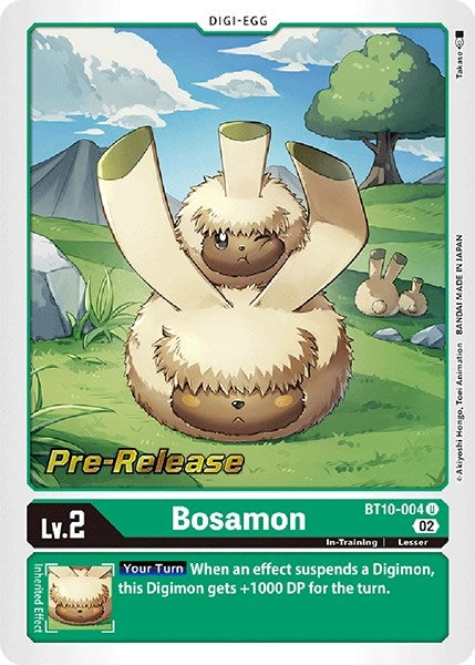 Image for Bosamon (BT10-004 U) (Xros Encounter Pre-Release Cards) - Digimon Card Game