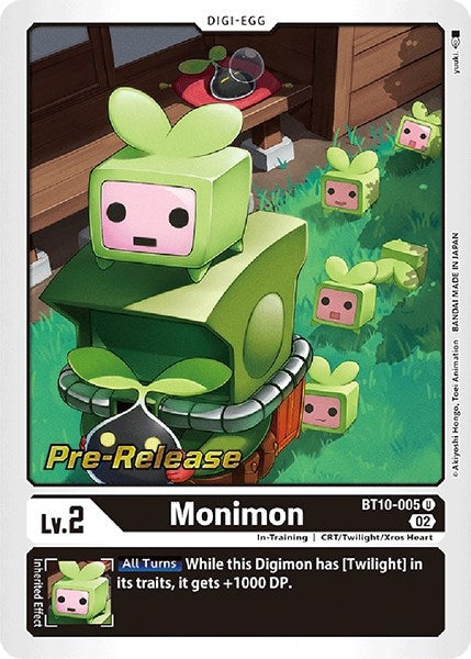 Image for Monimon (BT10-005 U) (Xros Encounter Pre-Release Cards) - Digimon Card Game