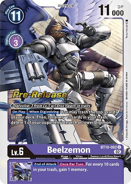 Image for Beelzemon (BT10-082 U) (Xros Encounter Pre-Release Cards) - Digimon Card Game