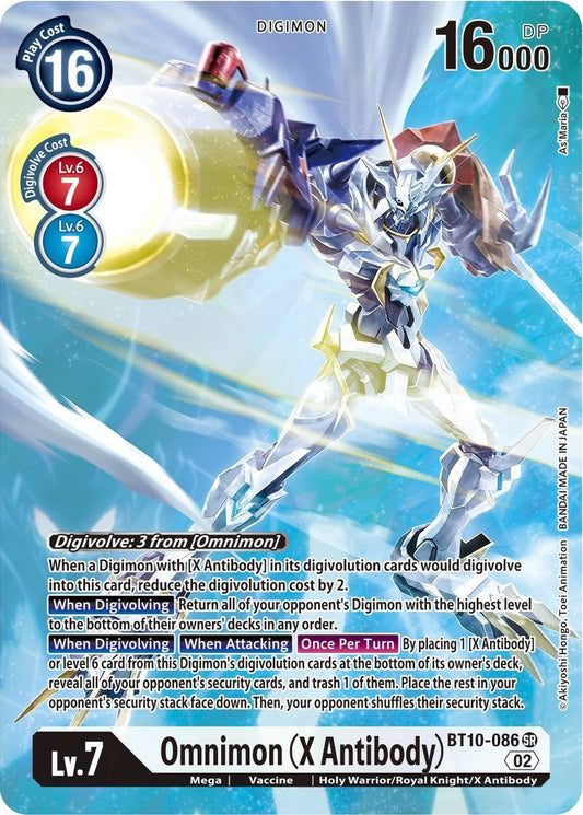 Image for Omnimon (X Antibody) (Alternate Art) (BT10-086 SR) (Xros Encounter) - Digimon Card Game