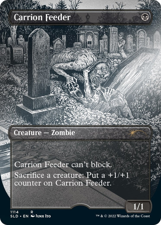 Image for Carrion Feeder (Borderless) (Foil Etched) (1114) (Secret Lair Drop Series) - Magic: The Gathering