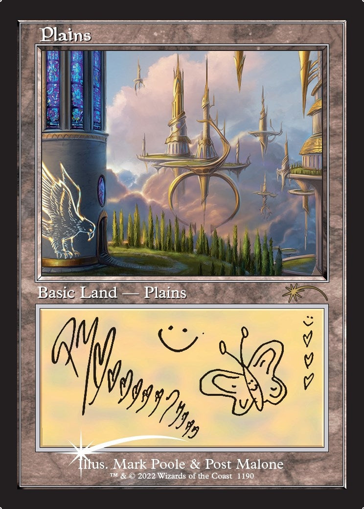Image for Plains (Post Malone) (1190) (Secret Lair Drop Series) - Magic: The Gathering