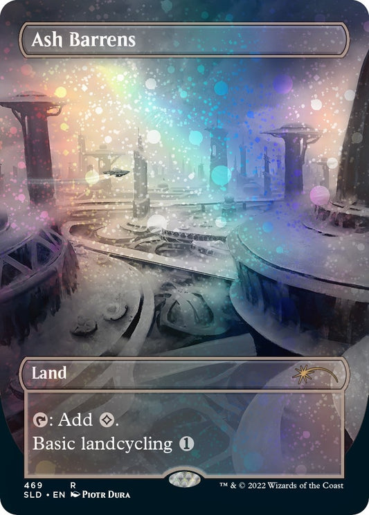 Image for Ash Barrens (Borderless) (Galaxy Foil) (469) (Secret Lair Drop Series) - Magic: The Gathering