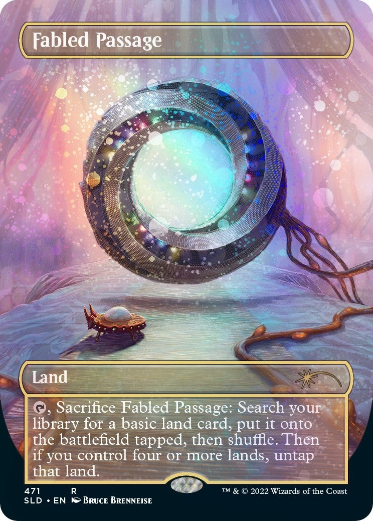 Image for Fabled Passage (Borderless) (Galaxy Foil) (471) (Secret Lair Drop Series) - Magic: The Gathering
