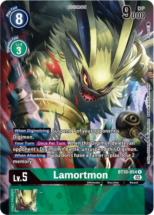 Image for Lamortmon (Alternate Art) (BT10-054 R) (Xros Encounter) - Digimon Card Game