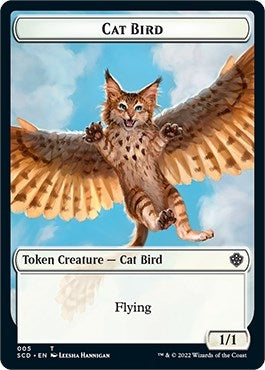 Image for Cat Bird // Thopter Double-Sided Token (5 // 24) (Starter Commander Decks) - Magic: The Gathering