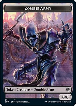 Image for Zombie Army Double-Sided Token (15) (Starter Commander Decks) - Magic: The Gathering