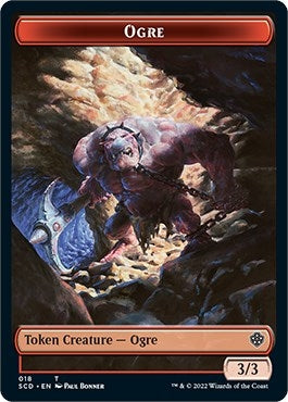 Image for Ogre // Zombie Double-Sided Token (18 // 13) (Starter Commander Decks) - Magic: The Gathering
