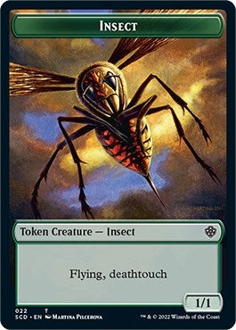 Image for Insect // Soldier Double-Sided Token (22 // 8) (Starter Commander Decks) - Magic: The Gathering