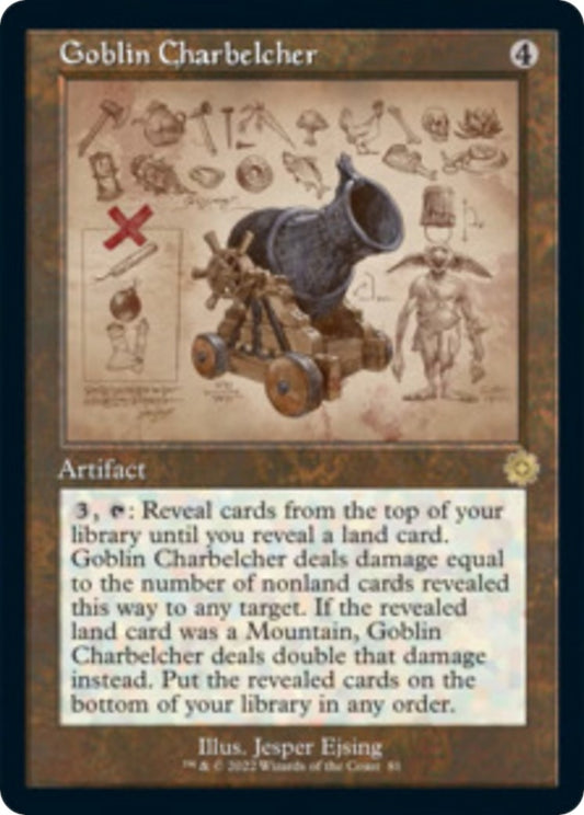 Image for Goblin Charbelcher (Schematic) (81) (The Brothers' War: Retro Frame Artifacts) - Magic: The Gathering