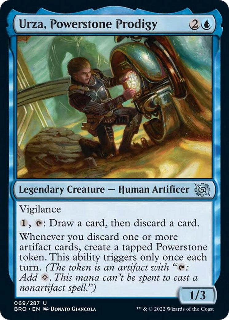 Image for Urza, Powerstone Prodigy (69) (The Brothers' War) - Magic: The Gathering