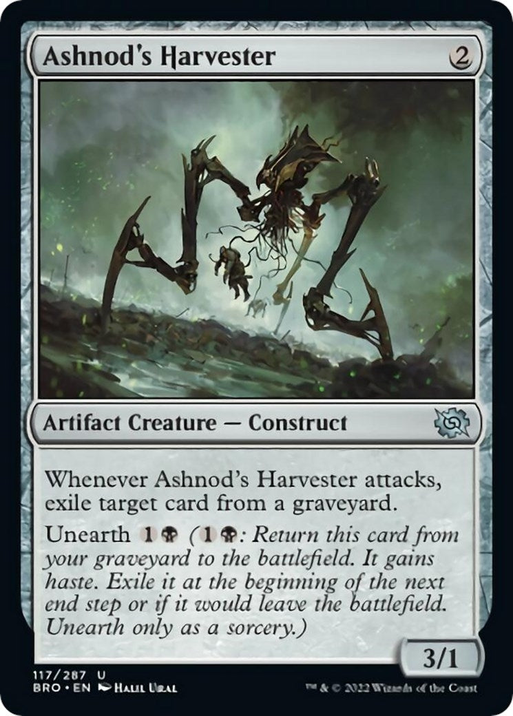 Image for Ashnod's Harvester (117) (The Brothers' War) - Magic: The Gathering