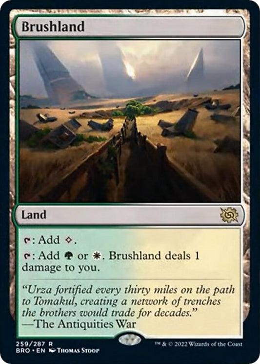 Image for Brushland (259) (The Brothers' War) - Magic: The Gathering
