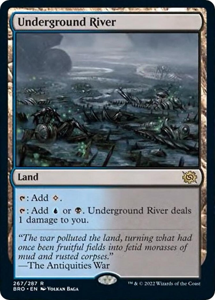 Image for Underground River (267) (The Brothers' War) - Magic: The Gathering