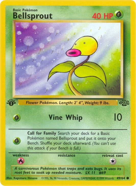 Image for Bellsprout (49/64) (Jungle) - Pokemon