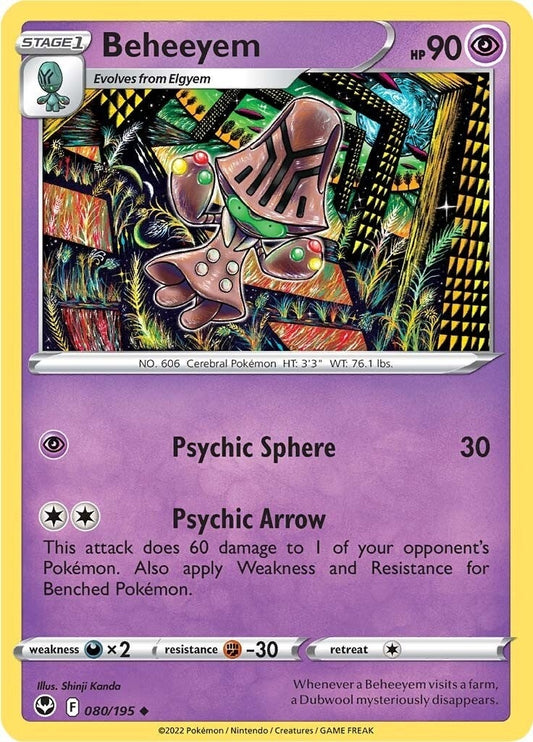 Image for Beheeyem (080/195) (SWSH12: Silver Tempest) - Pokemon
