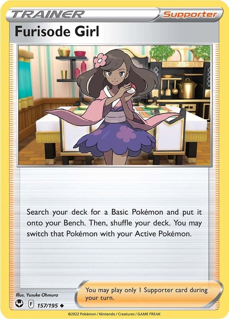 Image for Furisode Girl (157/195) (SWSH12: Silver Tempest) - Pokemon