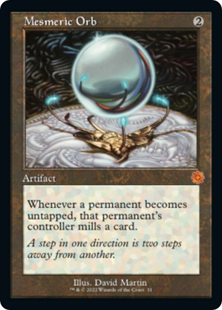 Image for Mesmeric Orb (31) (The Brothers' War: Retro Frame Artifacts) - Magic: The Gathering